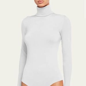 Wolford Colorado Shimmer Turtleneck - White - XS